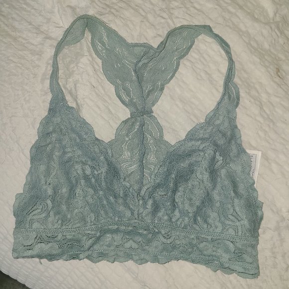 Forever 21 Lace Bralette Teal - Picture 1 of 3